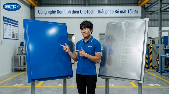 So sánh độ bền sơn tĩnh điện và sơn thông thường So sánh sơn tĩnh điện và sơn thường trong môi trường Hải Phòng