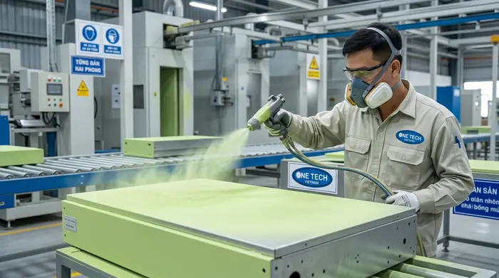 Bột sơn tĩnh điện Hải Phòng là gì Bột sơn tĩnh điện Hải Phòng dùng cho bề mặt kim loại