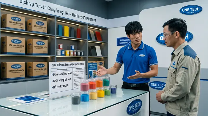 Chọn nhà cung cấp bột sơn tĩnh điện Hải Phòng Tiêu chí chọn nhà cung cấp bột sơn tĩnh điện tại Hải Phòng