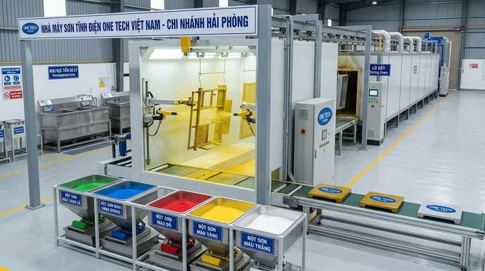 Tổng quan quy trình sơn tĩnh điện cho sản phẩm kim loại tại Hải Phòng