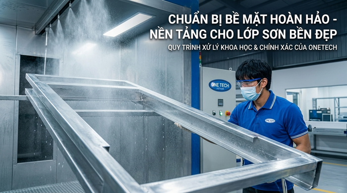 Quy trình tiền xử lý bề mặt kim loại trước sơn tĩnh điện Tiền xử lý bề mặt kim loại trước khi phun sơn tĩnh điện