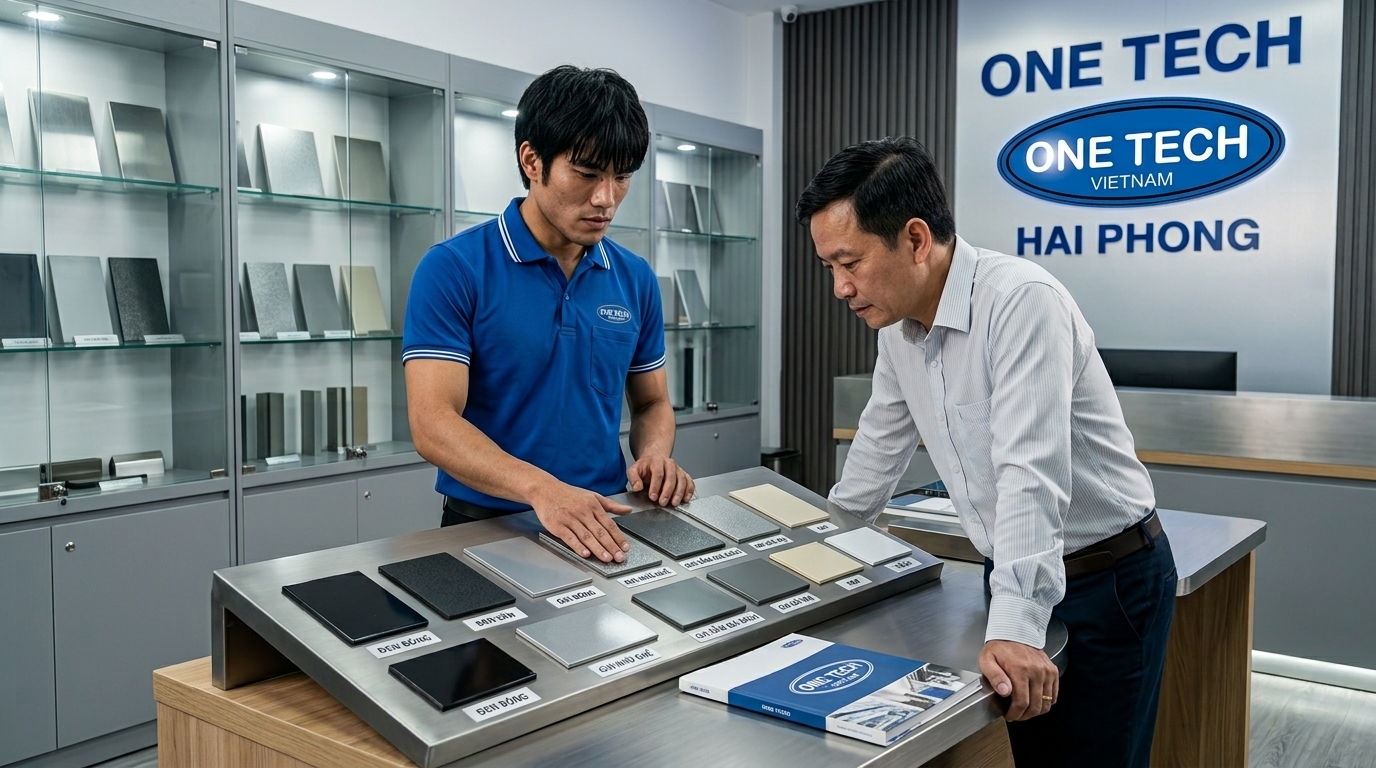 Tư vấn màu sơn tĩnh điện Hải Phòng Tư vấn chọn màu sơn tĩnh điện cho khách hàng tại Hải Phòng