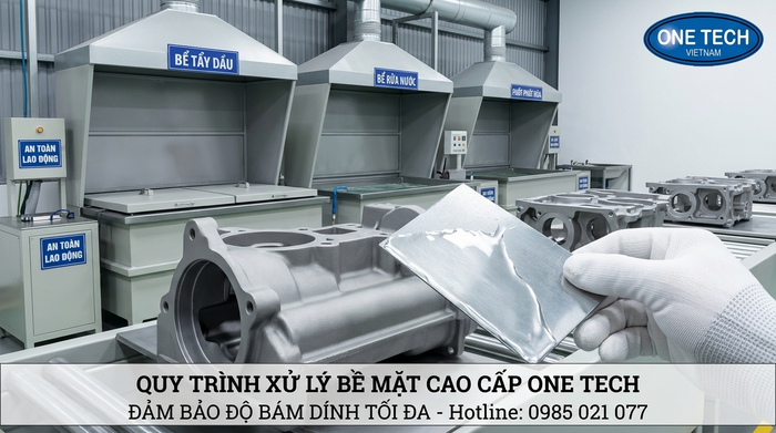 Xử lý bề mặt kim loại trước khi sơn tĩnh điện để tăng độ bám dính