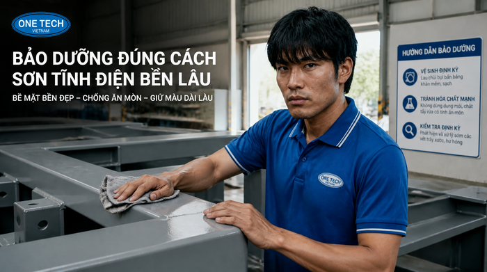 Bảo dưỡng sơn phủ kim loại giúp kéo dài tuổi thọ lớp sơn Bảo dưỡng sơn phủ kim loại sau thi công tại Hải Phòng