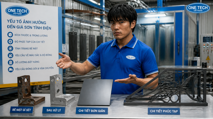Giá sơn phủ kim loại tại Hải Phòng phụ thuộc vào vật liệu và quy trình Các yếu tố ảnh hưởng đến giá sơn phủ kim loại tại Hải Phòng
