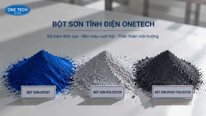Các loại bột sơn tĩnh điện Epoxy Polyester và Epoxy Polyester