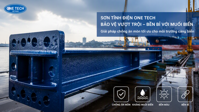 Dịch vụ sơn phủ kim loại trọn gói Hải Phòng giúp bảo vệ bề mặt trong môi trường biển