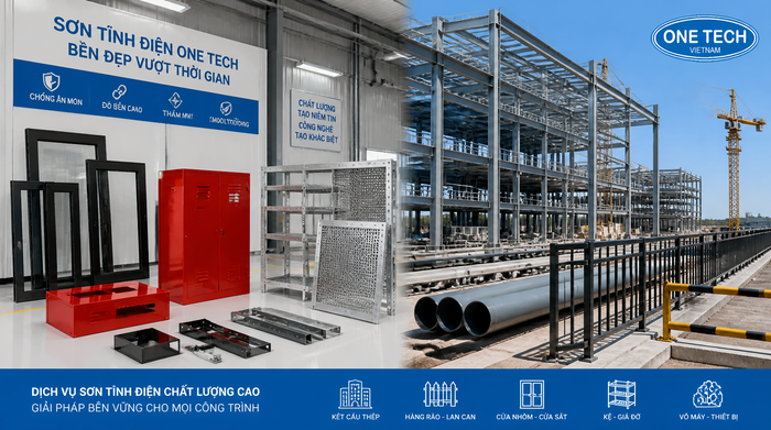 Các sản phẩm kim loại thường sơn phủ tại Hải Phòng Sản phẩm cần dịch vụ sơn phủ kim loại trọn gói Hải Phòng trong nhà xưởng và công trình