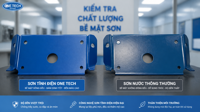 Sơn tĩnh điện và sơn phủ kim loại công nghiệp tại Hải Phòng So sánh sơn tĩnh điện công nghiệp Hải Phòng và sơn phủ kim loại thông thường
