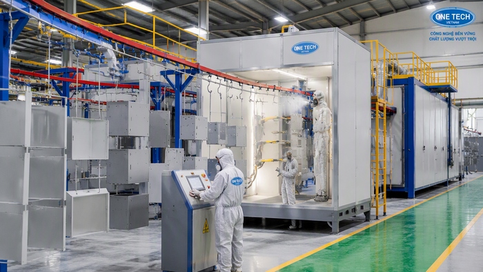 OneTech Hải Phòng cung cấp dịch vụ sơn tĩnh điện công nghiệp