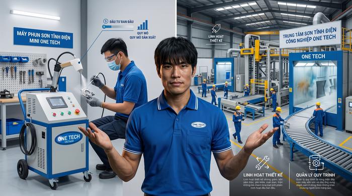 Khi nào nên mua máy phun sơn mini và khi nào nên thuê dịch vụ So sánh mua máy phun sơn tĩnh điện mini và thuê dịch vụ sơn tĩnh điện